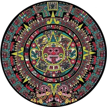 Art Puzzle - Puzzle Aztec Sun Stone - 570 piese