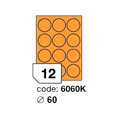 Rayfilm 60 mm 300 archů, fluo oranžová, R0133.6060KD
