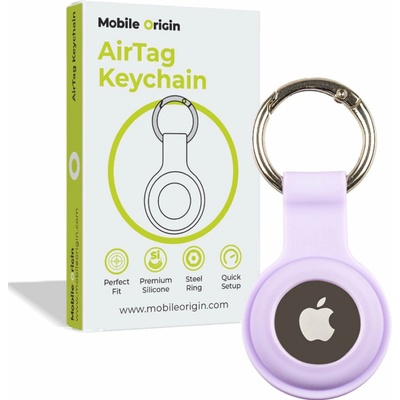 Mobile Origin AirTag klíčenka Fialová FRL-ATKC-PUR