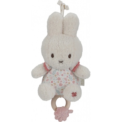 Little Dutch Miffy Fluffy Lucky Blossom Music Box kontrastná závesná hračka s melódiou Pink 1 ks