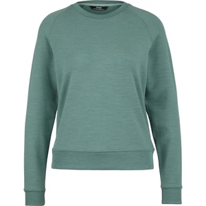 Stoic Дамски вълнен пуловер Stoic Women's MerinoTerry285 AlavaaraSt. Crew Pullover Merino jumper - Pineneedle Green (105-5566-0414)