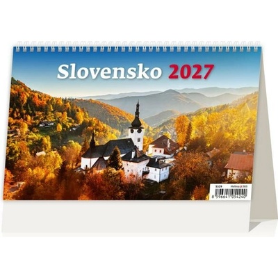 Stolový riadkový 22,6x13,9 cm Slovensko 2027