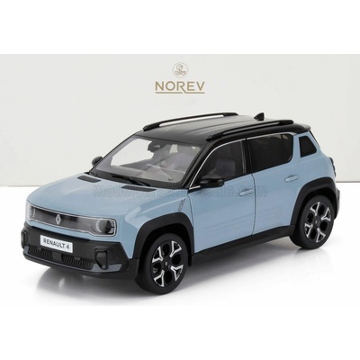 NOREV RENAULT R4 E-TECH 100% 2025 LIGHT BLUE 1:18