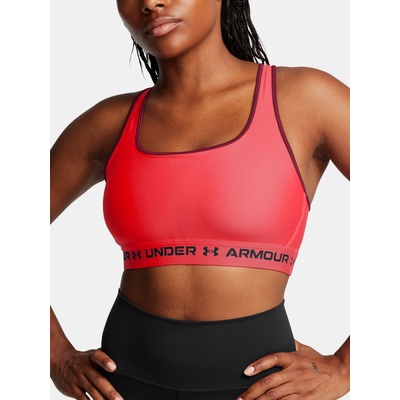 Under Armour Crossback Mid Bra-RED - дамски сутиен Under Armour | Cherven | ЖЕНИ | XS