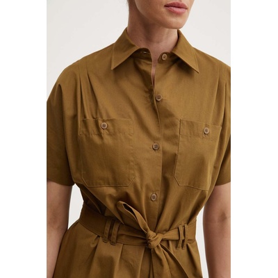 APC Памучна рокля A. P. C. robe new drew (COGZR.F05959)