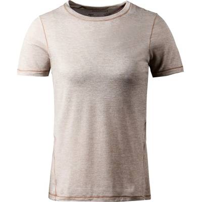 Endurance Dámske tričko Korrl Melange S-S Tee Warm Taupe