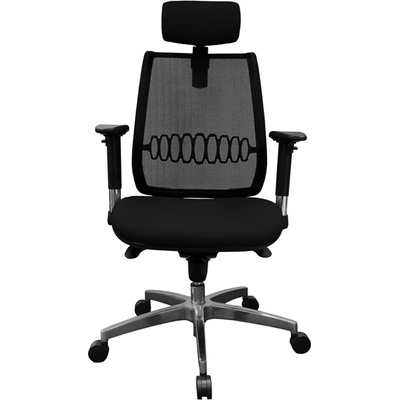 MJ Design MJ Ергономичен стол Ada, директорски, черна седалка, черна облегалка (4010140460)