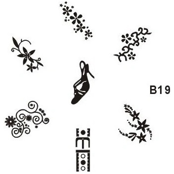 Konad zdobící destička B19