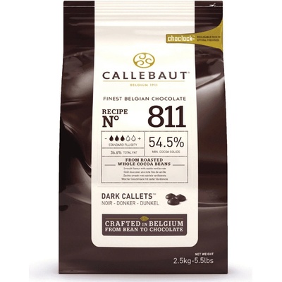 Callebaut 811 Dark 54,5% 2,5 kg