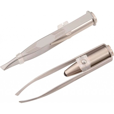 Nippes Solingen Pinzeta zkosená se světlem, nerez – Zboží Dáma