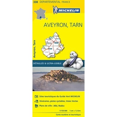 mapa Aveyron, Tarn 1:175 t.