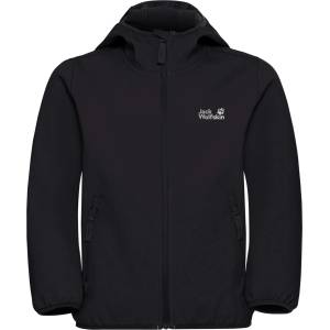 Jack Wolfskin Детско софтшел яке Jack Wolfskin Kid's Fourwinds Jacket Softshell jacket - Black - размер 128 (EU) (703-5261-0814)