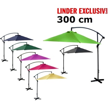 Zahradní slunečník konzolový LINDER EXCLUSIV 300 cm MC2005 Green