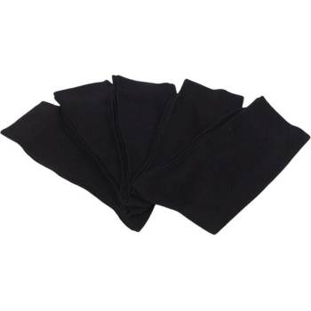 Памучен комплект мъжки чорапи в черно - пет чифта