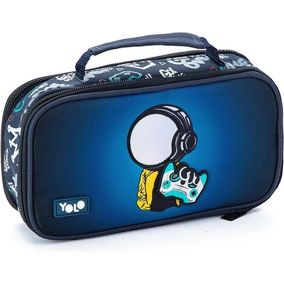 YOLO Несесер с дръжка YOLO Galactic - Gamer, 2 ципа (121280-165-43)