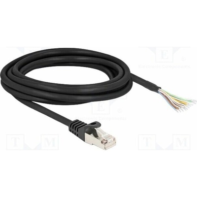 Delock 80207 Patch /FTP RJ50 vidlice 3m černý