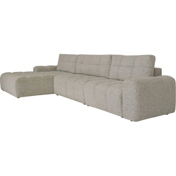 Miuform Светлокафяв разтегателен модулен ъглов диван с място за съхранение (ляв ъгъл) Lulu - Miuform (2226PE09)