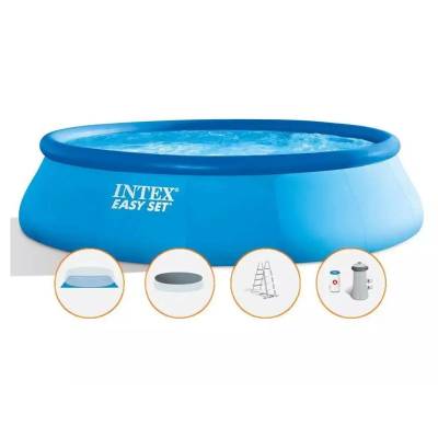Intex Velký bazén Easy set včetně veškerého příslušenství 457 x 122 cm