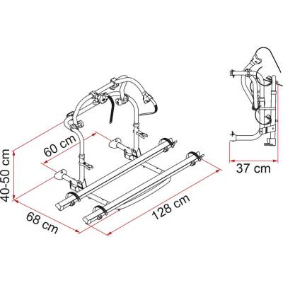 Fiamma Carry Bike ProC Knaus 2 bicykle
