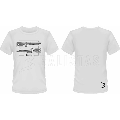 Balistas tričko Slash Tee White