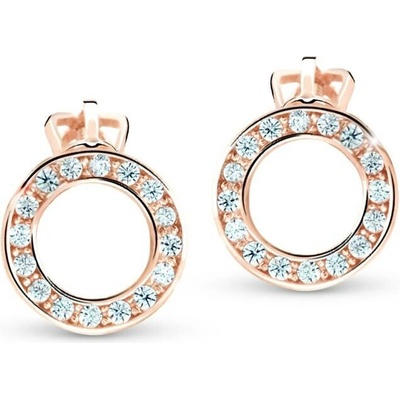 Cutie Jewellery - diamonds Náušnice DZ3060 na šroubek ze zlata s diamanty