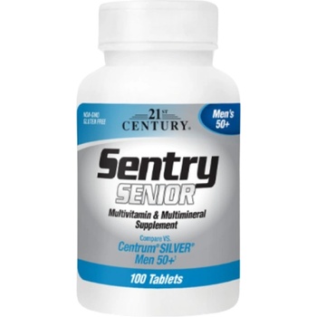 21st Century Sentry Senior Men`s 50+ Multivitamin & Multimineral [100 Таблетки]