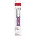 Victorinox Комплект от два ножа за домати Victorinox Swiss Classic 11 см. , назъбено острие, лилави, кутия (6.7835.2C1)