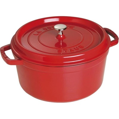 Staub Hrniec okrúhly 28 cm 6,7 l červený
