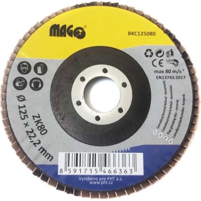 Magg Lamelový brusný kotouč 125 mm 80 BKC125080