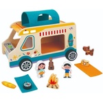 Tooky Toy Дървен кемпер с фигурки th427