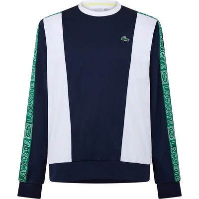 Lacoste Блуза Lacoste Men's Croc Crew Sweatshirt - Navy Blue/White