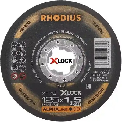 Rhodius Rezný kotúč 125 x 1,5 x 22,23 mm 211348