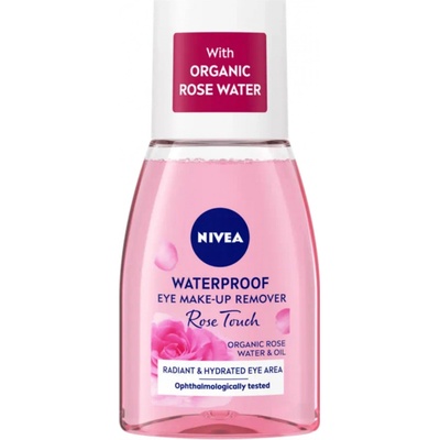 Nivea Rose Touch dvoufázový odličovač očí a make-upu 100 ml – Hledejceny.cz