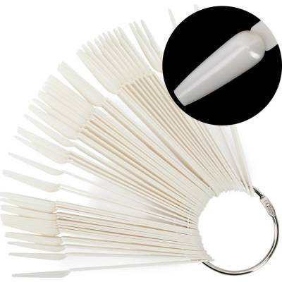 Allepaznokcie Vzorkovník naturálny na koliesku tipy Balerina 50 ks