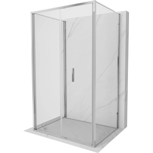Mexen Exo-F 3S душ кабина 3-стенна сгъваема 75 x 70 см, прозрачна, хром (816-075-070-01-00-3S)
