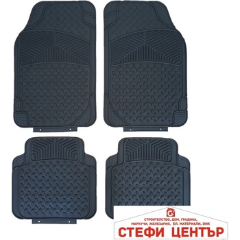 Paolo Гумени стелки универсални черни 3006 4бр/к-т (51659)