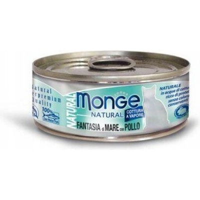 MONGE Natural Cat morské plody s kuracím mäsom 80 g