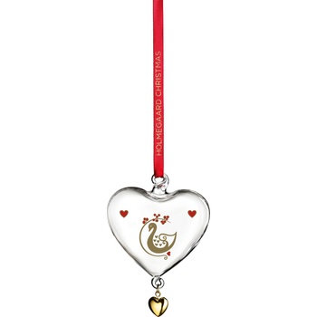 Holmegaard Ann-Sofi Romme Коледна украса сърце 2025 (4800585)