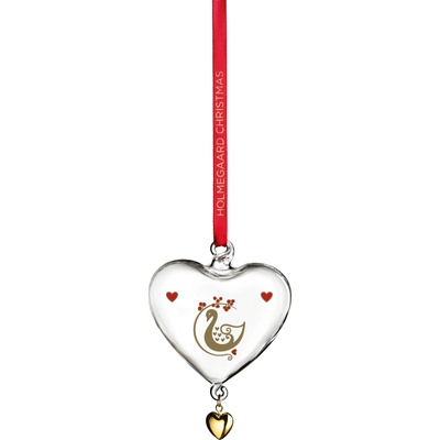 Holmegaard Ann-Sofi Romme Коледна украса сърце 2025 (4800585)