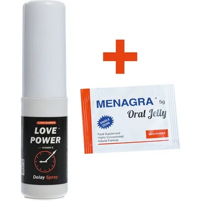 CUPID LABS Концентриран Спрей за задържане на еякулацията Love Power + Подарък