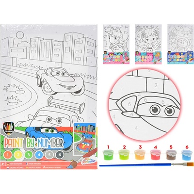 Grafix Malování podle čísel Mořská panná