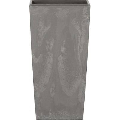 Prosperplast Květináč URBI SQUARE BETON EFFECT marengo 12,6 cm