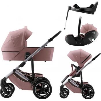 Britax Set Smile 5Z + korba + autosedačka Baby-Safe PRO + Vário Base 5Z 2024 Dusty Rose