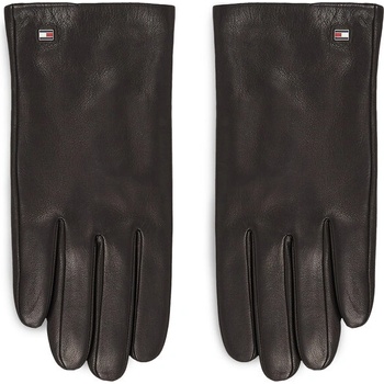 Tommy Hilfiger Мъжки ръкавици Tommy Hilfiger Essential Flag Leather Gloves AM0AM11482 Black BDS (Essential Flag Leather Gloves AM0AM11482)