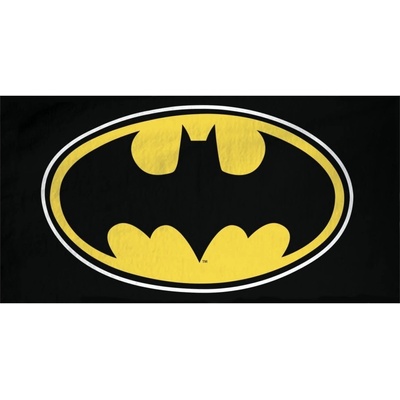 BrandMac bavlnená plážová osuška 70 x 140 cm Batman Logo