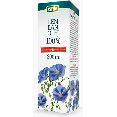 Virde Lněný olej 100% 0,2 l
