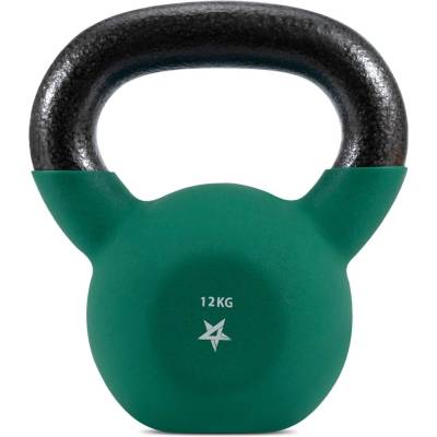 Yes4All BJCC Neoprene Coated Kettlebell, Strength Training Kettlebells - 12KG Dark Green