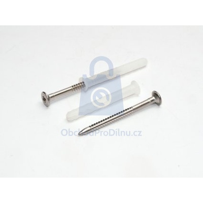 Hmoždinka nylonová zatloukací MNAr-S s nerezovým vrutem se zápustnou hlavou, Mungo 8 x 50, balení 100 ks – Hledejceny.cz