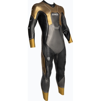ZONE3 Мъжки костюм за триатлон ZONE3 Vanquish-X Limited Edition gunmetal/gold