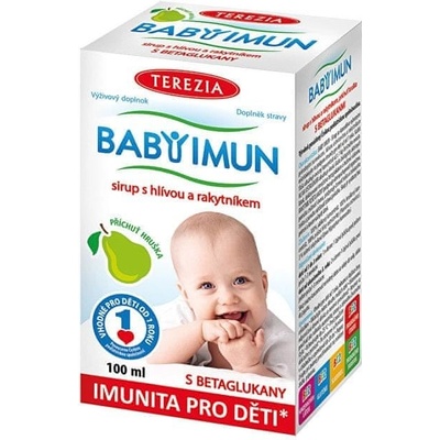 Terezia Company Baby Imun sirup s hlivou a rakytníkom príchuť hruška 100 ml